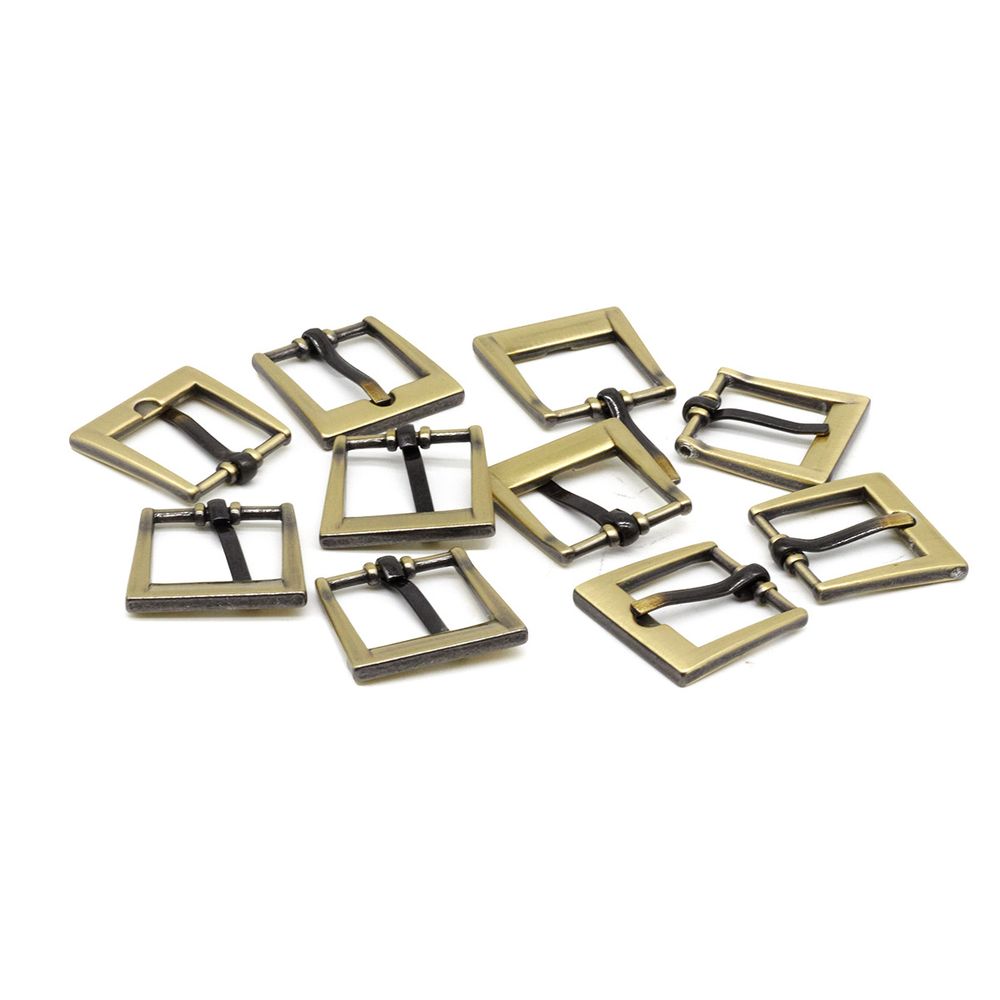 Пряжка ременная металл 16 мм, 10 шт, латунь, BIG