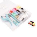 Сет №6 пластиковая и металл фурнитура в ассортименте и ручной пресс для установки, New Star