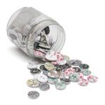 Украшения декоративные пуговицы деревянные Ассорти №3, 15-18 мм, 100 шт