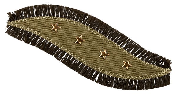 Термоаппликация волна джинс, 6 шт, В1/1 со звездами 14х5 см, Blitz