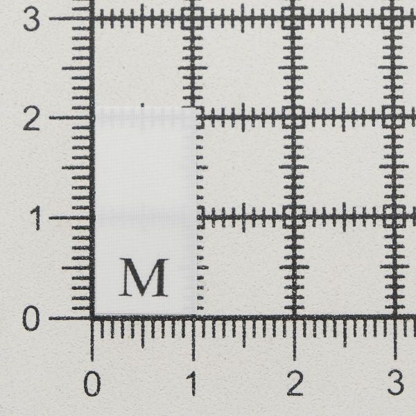 Этикетка-размерник, белый, 10х20 мм, 100 шт, M
