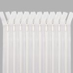 Молния потайная (скрытая) Т3 (3 мм) 1 зам., н/раз., 20 см, молочный, 31217 / 20, 10 шт