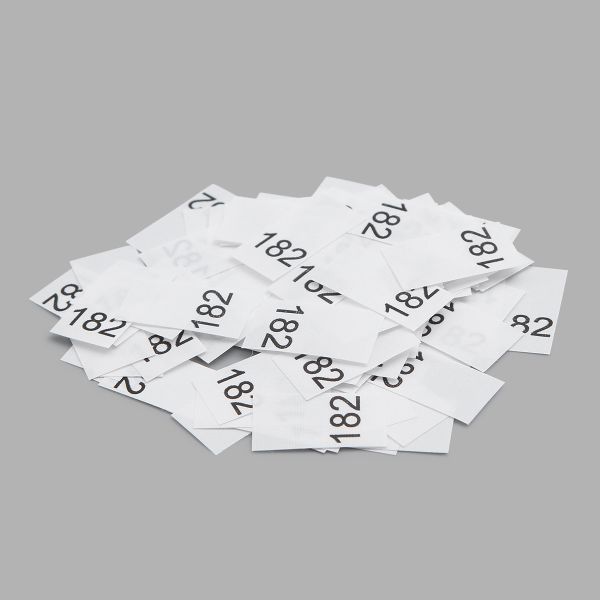 Этикетка-размерник, белый, 10х20 мм, упак./100 шт. (182)