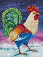 Набор для вышивания нитками Panna, Рождественская сказка, 22х28,5 см