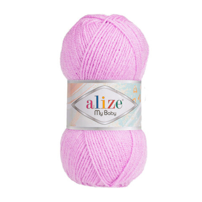 Пряжа Alize (Ализе) My Baby / уп.5 мот. по 50 г, 150м, 027 лиловый A