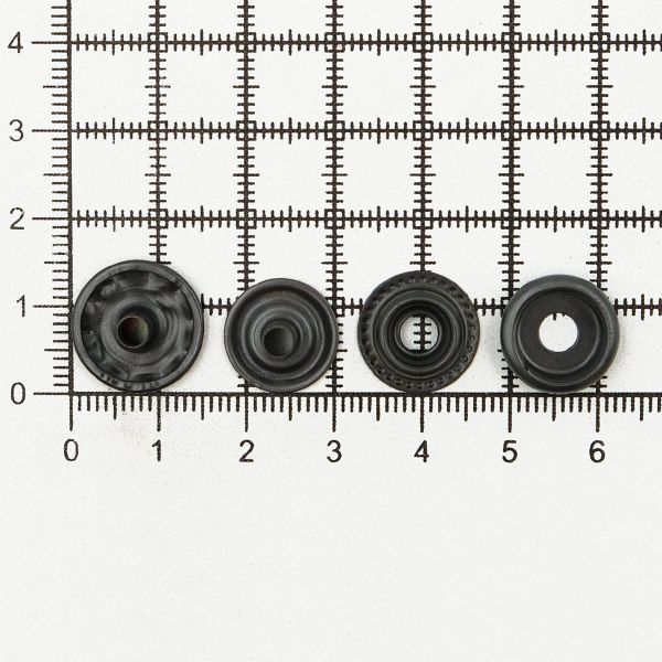 Кнопка Дельта (O-образная) ⌀15.0 мм, ≈720 шт, №61, МЕТАЛЛ, оксид, NEW STAR