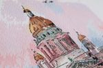 Набор для вышивания нитками Panna, Путешествие по Петербургу, 30.5х22.5 см