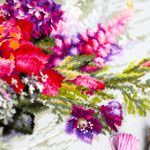 Набор для вышивания нитками Чудесная игла Premium, Яркий дуэт 45х25 см