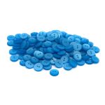 Пуговицы на 2 прокола 18L (11мм), пластик (col.18 морская волна), CR-K18M, 144 шт