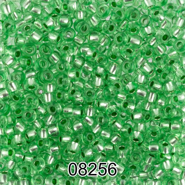Бисер Preciosa 10/0 (2.3 мм), 500 г, 08256 (Ф380) салатовый