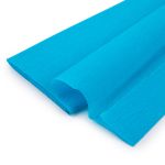 Бумага гофрированная (креповая) 20 г/м², 5 шт по 50 см / 2 метра, 09 голубой, Blumentag REP-43