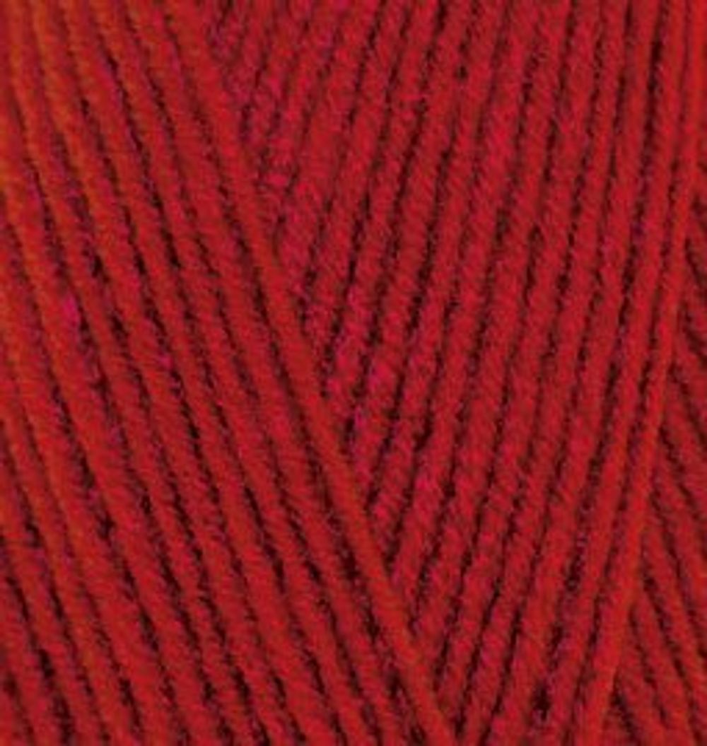 Пряжа Alize (Ализе) Lana Gold 800 / уп.5 мот. по 100 г, 800м, 056 красный