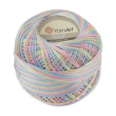 Пряжа YarnArt (ЯрнАрт) Tulip / уп.6 мот. по 50 г, 250м, 448 меланж
