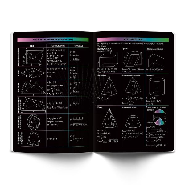 Тетрадь предметная Загадочная история A5+ 48 л. на скобе, белизна 100%, 10 шт, клетка, 48ТСК5/000187 Геометрия, Светоч