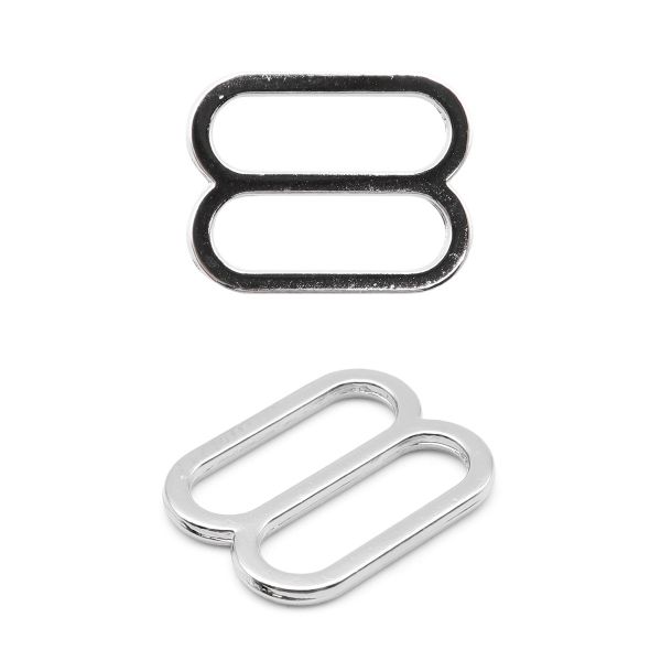 Рамки-регуляторы для бюстгальтера металл 12.0 мм, никель, ГМХ3435, 100 шт