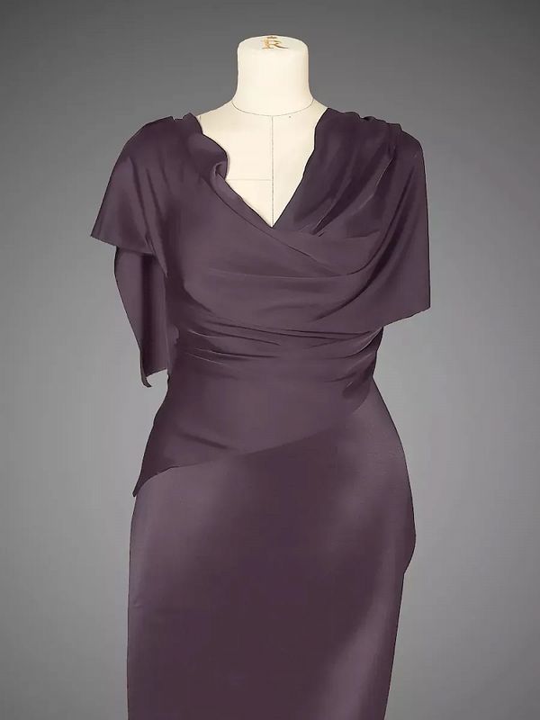 Шелк Армани 90 г/м², 150 см / 25 метров, TBYArm-138, цв.138 лиловый-капучино