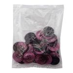 Пуговицы 4 прокола 32L (бордовый), 36 шт