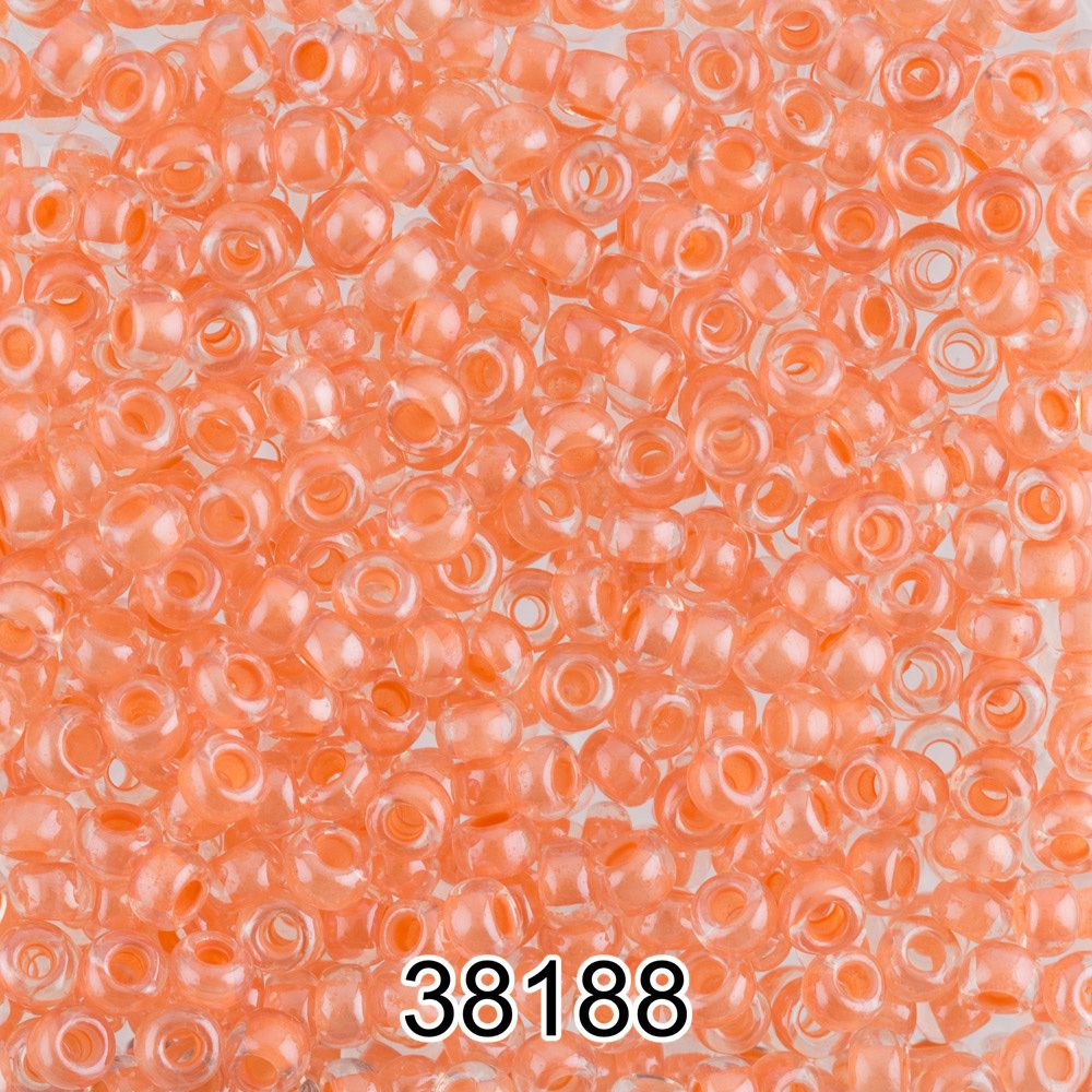 Бисер Preciosa 10/0 (2.3 мм), 500 г, 38188 (Ф522) персиковый