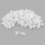 Бегунок шторный 15 мм (⌀10 мм), для потолочных шин, белый, 100 шт