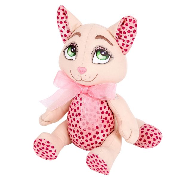 Набор для шитья игрушки Кошечка Пинки 25 см, Miadolla C-0181