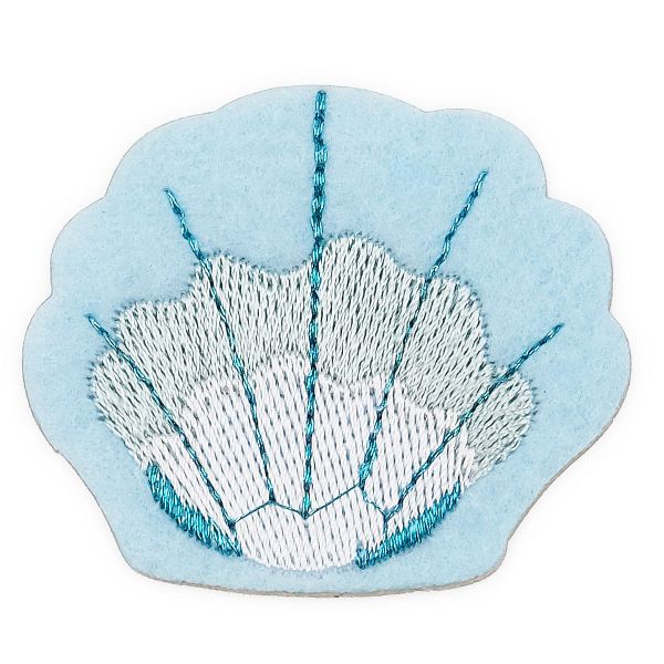 Термоаппликация Ракушка, 3.8х4.5см, Hobby&Pro