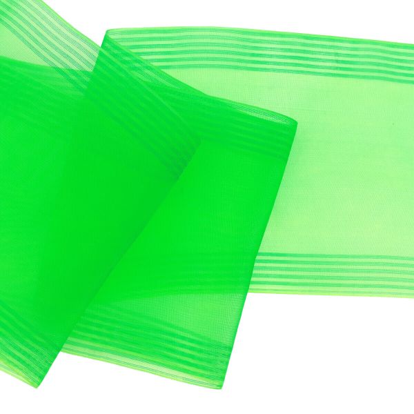 Лента для бантов (капрон) 11 см, 25 м (зеленый) С3503