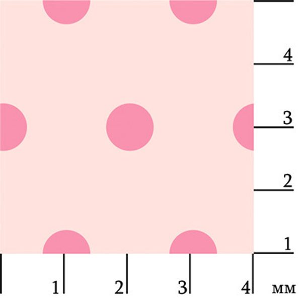 Ткань для пэчворка Peppy Бабушкин сундучок, отрез 50х55 см, 140 г/м², БС-30 мл.горох бл.розовый, Peppy