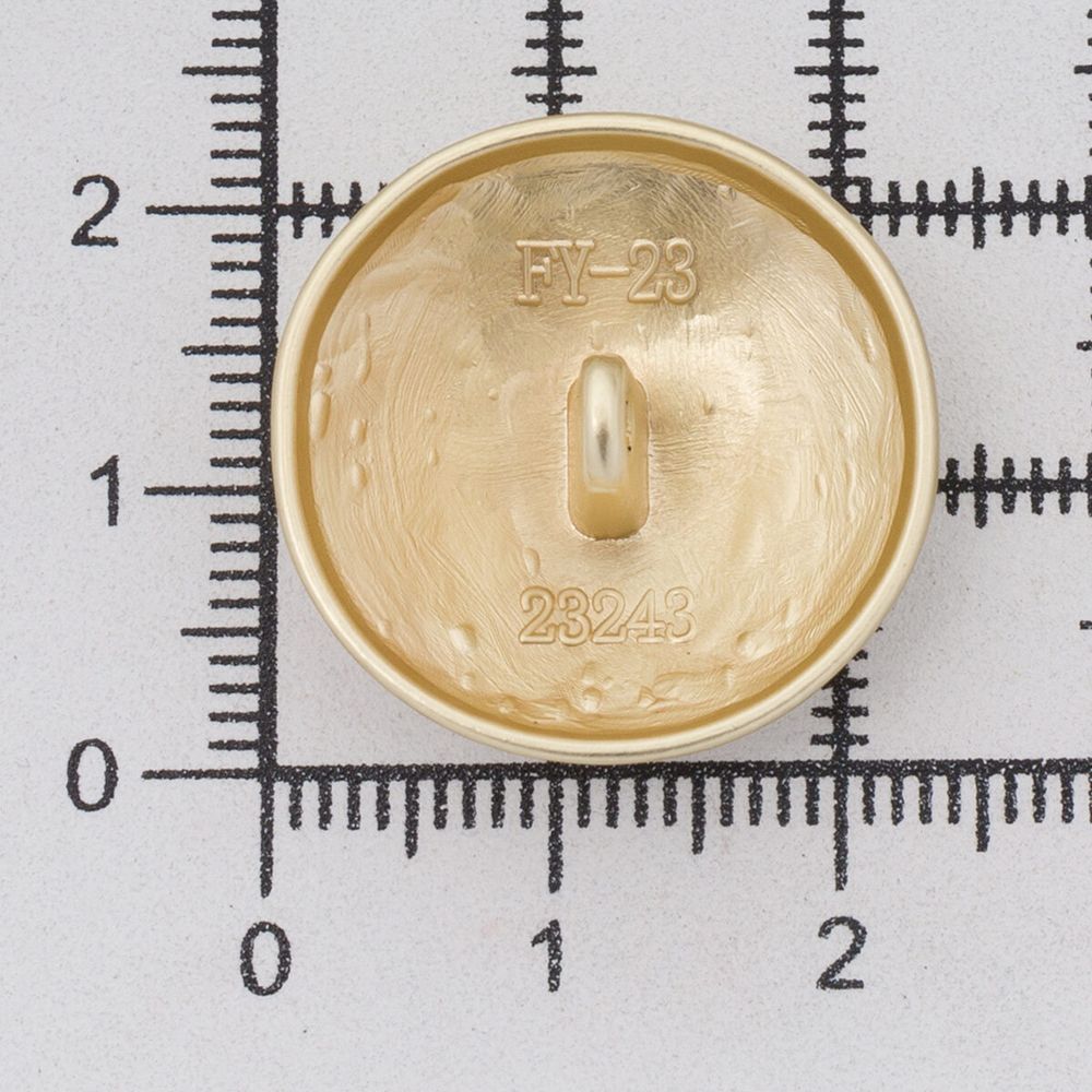 Пуговицы на ножке 36L=23 мм, металл, M.Gold (матовый золотой), 10 шт, MP21