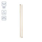 Спицы прямые бамбук ⌀3.0 мм, 35 см, Gamma BL2