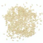 Бусины пластик (жемчуг) 3х6 мм, 15 г, Astra&Craft, J511 кремовый