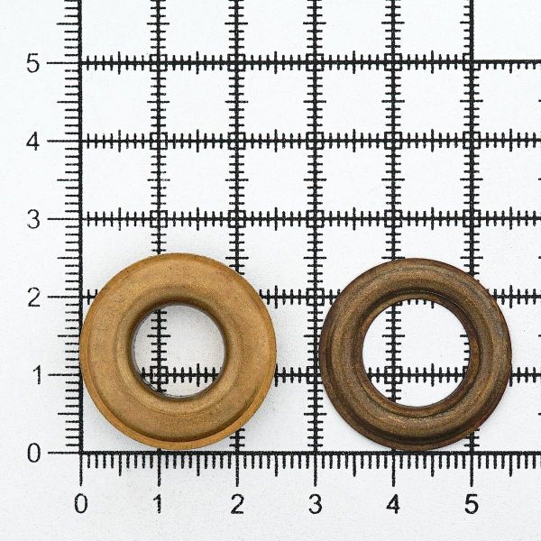 Люверсы металл ⌀12.0 мм (внутр.), h6.68 мм (внутр.), №26, сталь, New Star, антик, уп≈1000 шт