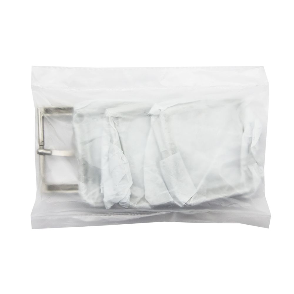 Пряжка ременная металл 40 мм мет. никель, 4 шт, BIG