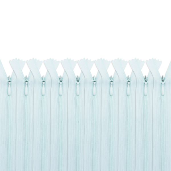 Молния потайная (скрытая) Т3 (3 мм) 1 зам., н/раз., 50 см, неж.гол. 31294 / 50, 10 шт