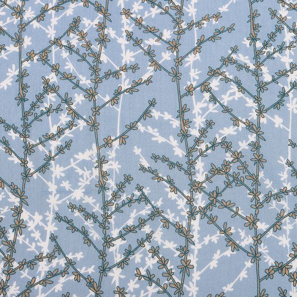 Штапель 90 г/м², 145 см / 2 метра, TBY.Vi.pr.E1326.03.2, цв.03 голубой