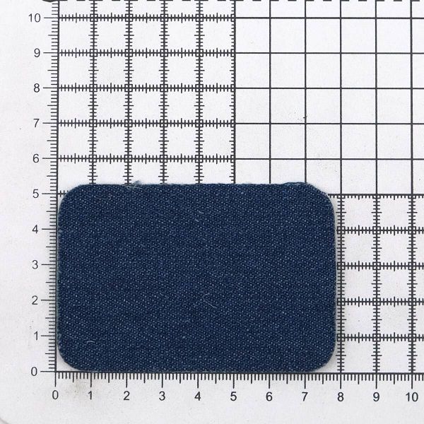 Термозаплатка, джинс, 52x78мм (индиго (blue3)), AZ08, 10 шт