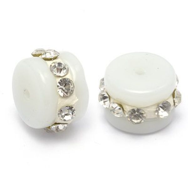 Бусины пластик ⌀11 мм, in ⌀1 мм, цв. 5, 2 шт, Tesoro