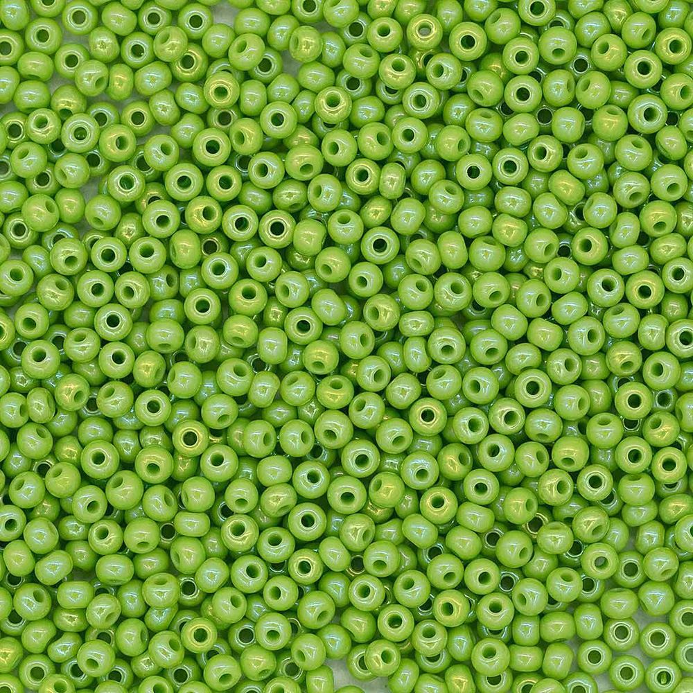 Бисер Preciosa 10/0 (2.3 мм), 100 г (5х20 г), непрозрачный с радужным покрытием, цв. 54310