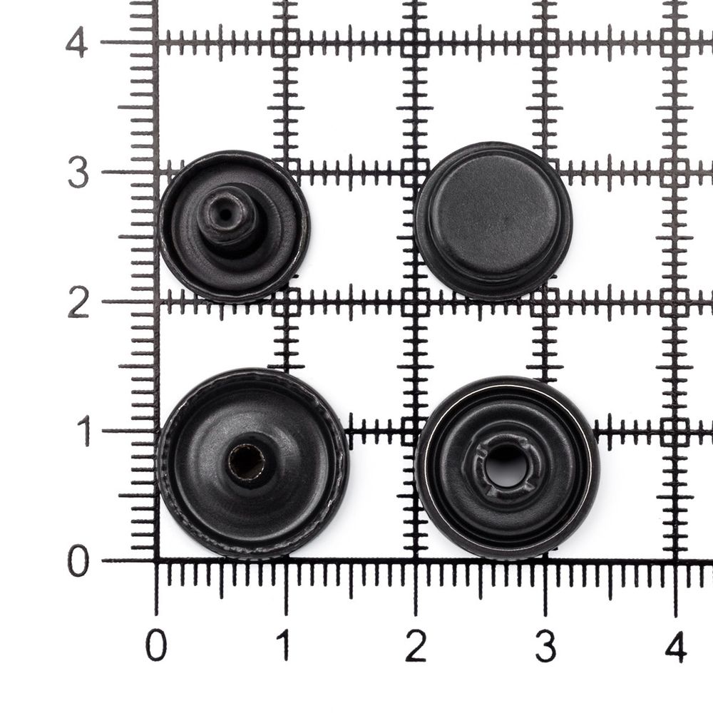 Кнопка Дельта (O-образная) 15/15 мм, ≈720 шт, МЕТАЛЛ, оксид, NEW STAR