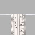 Резинка шляпная (шнур эластичный) ⌀1.5 мм / 100 метров, 0370-0301, белый