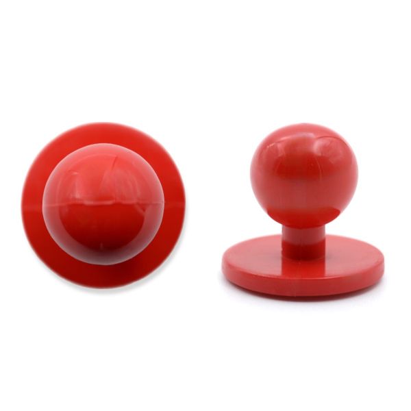 Пукля поварская, цветная, 10 мм (с820 красный) П-10, 500 шт