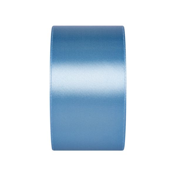 Лента атласная 1-сторонняя 50.0 мм / 33±2 метра, 049 голубой, Gamma
