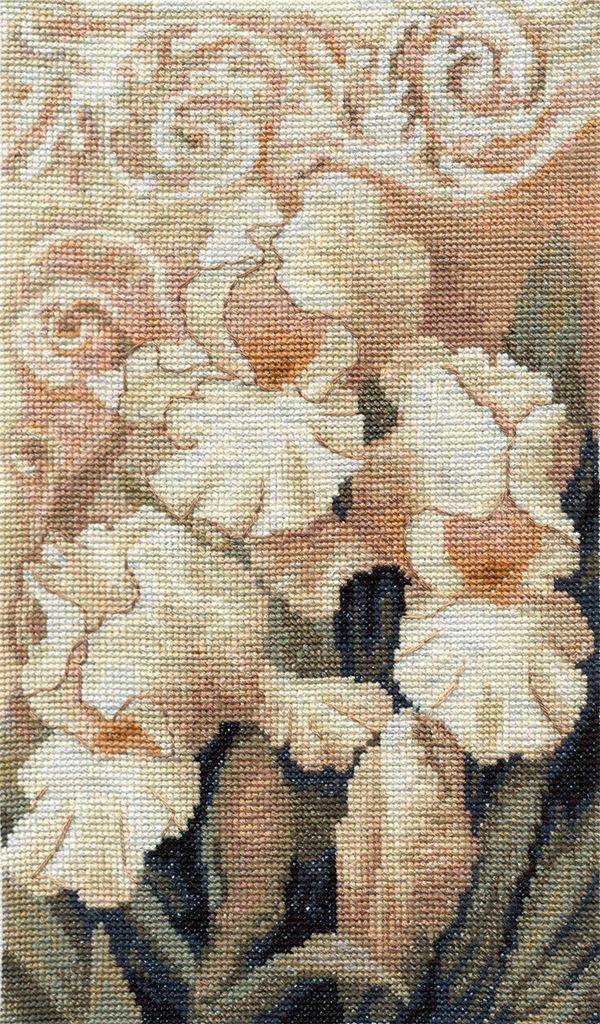 Набор для вышивания нитками Panna, Лирика, 15х25,5 см