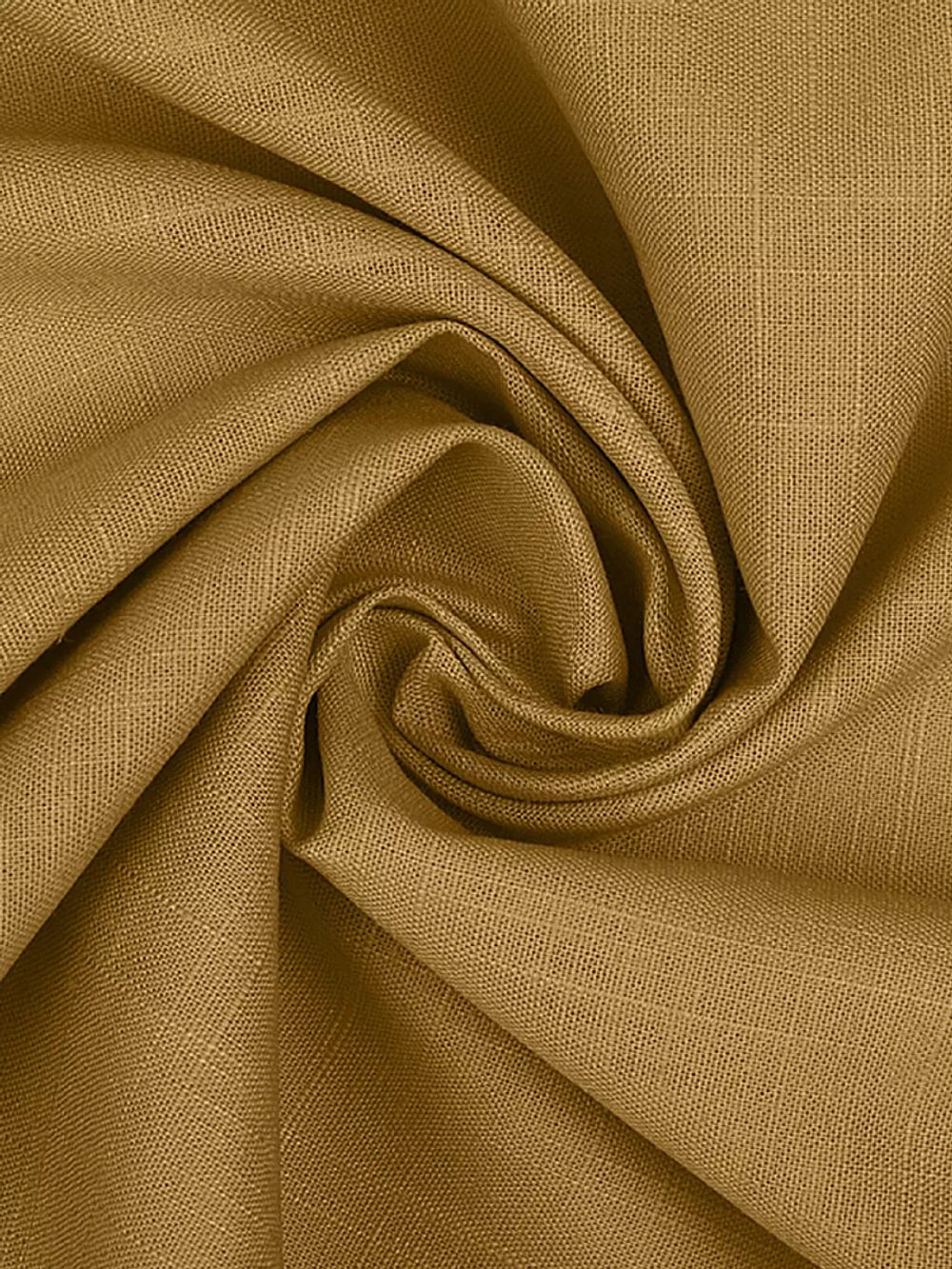 Льняная ткань 190 г/м², 140 см / 5 метров, TBY.Li.1002.32.5, цв.32 горчица