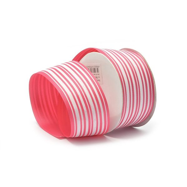 Лента репсовая (в рубчик) с рисунком, ЛРР.TX-01.4, 4 см, GX-190, уп. 9,14 м