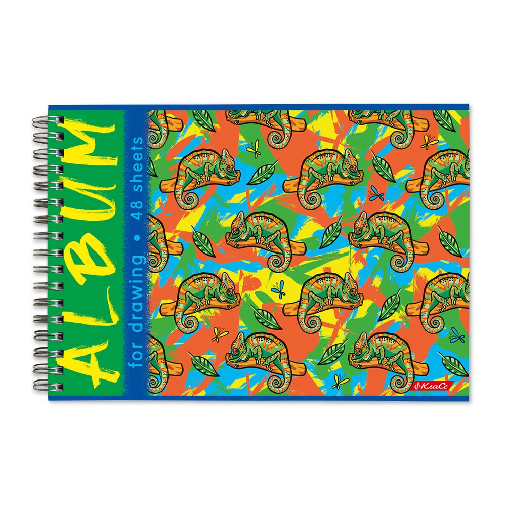 Альбом для рисования 100 г/м², A4 29х20.5 см, на гребне 48 л., 6 шт, 48АЛГР4_000274 Милые и ужасные, Светоч