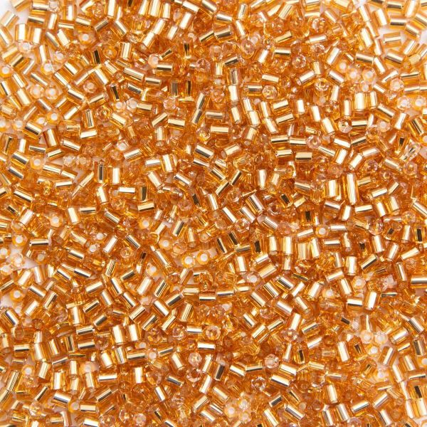 Рубка Astra&Craft 11/0 (2.1 мм), 150 г (10х15 г), цв. 22B золотой/прозр.серебрист.центр(круг.отв.)