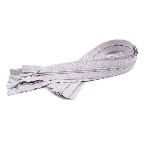 Молния спираль (витая) Arta Т5 (5 мм) 1 зам., разъем., 50 см, цв. 154 св.серый, уп.5 шт