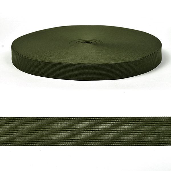 Тесьма (лента) окантовочная 22 мм / 100 метров, вязаная, 4С-516/22с24 цв.158 хаки