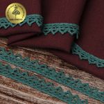 Кружево вязаное (тесьма) 10 мм / 10 метров, 5036.33 цв.33 зеленый, 10 м, Kruzhevo