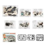 Конструктор пластиковый Снегоход 277 элемент, Поделкин PLJ-02